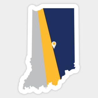 Indiana Basketball Sticker